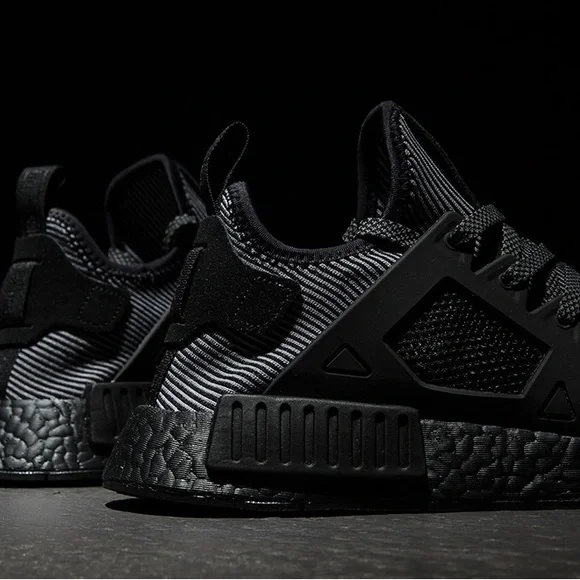 adidas gazelle silver green womens Adidas Nmd R1 Stlt Pk B37636 Mens Black Canvas Lace Up Lifestyle Sneak main image 0